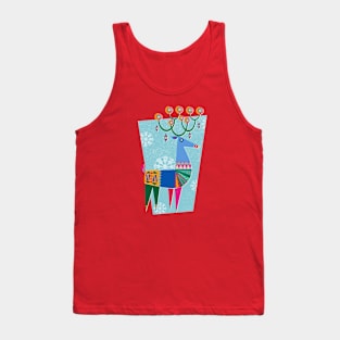 Reindeer in Winter Tank Top